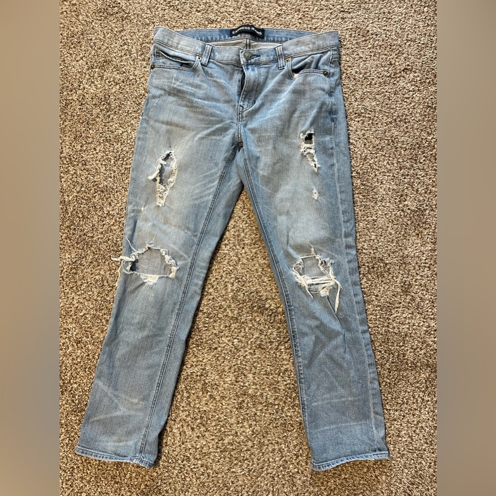 Express girlfriend jeans, size 8